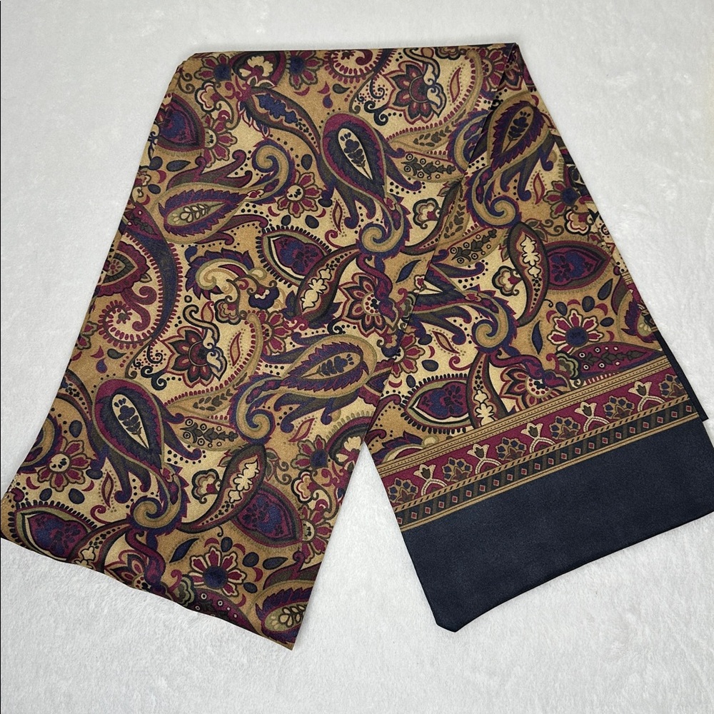 Paisley Patterned Scarf 56”x7.5”